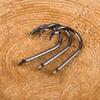 11 Pcs/set Fishing  Hook High Carbon Steel Barbed Fish Hook Crucian Carp Flat-pointed Fishing Hook Accessories 1#-10#
