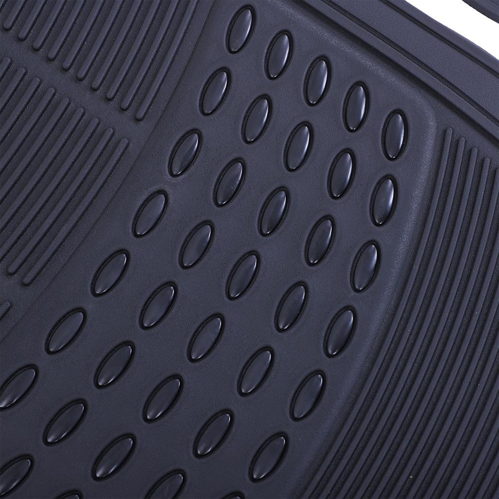 3 Pcs Car Floor Mats PVC Slip Proof All Weather Protection Trim to Fit Universal Car Foot Liner for Automotive