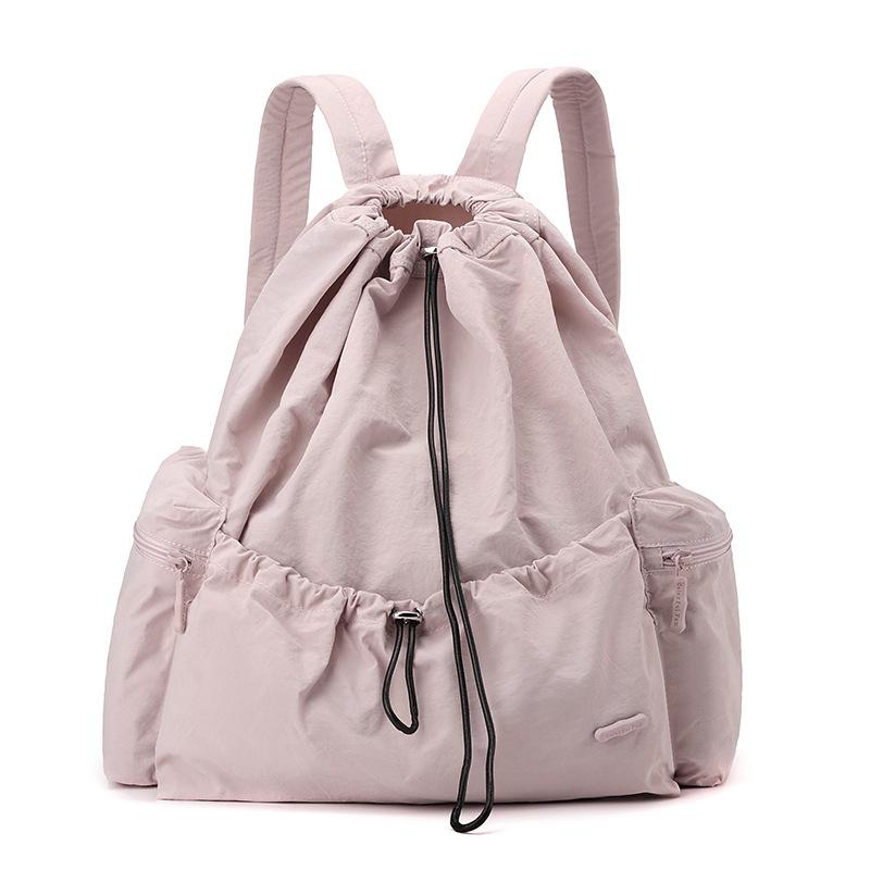 New Women's Large Capacity Backpack Drawstring Lightweight Sports Badminton Bag
