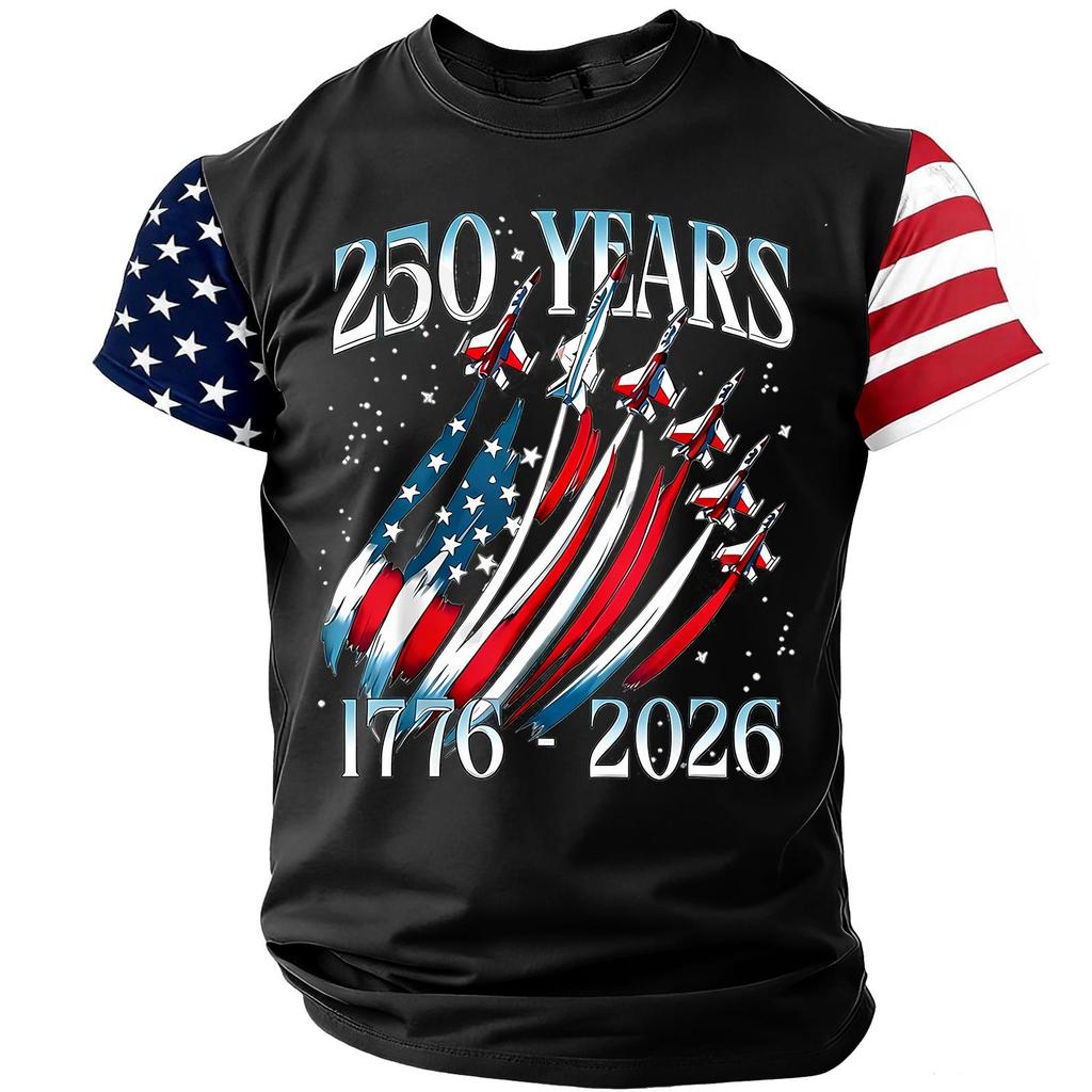 Men's Casual Round Neck Lightweight Breathable Short-Sleeve Top