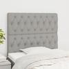 VidaXL Headboard Bedroom Furniture Bed Accessories Single Bed Heads Bed Frame Interiors Light Grey 3116658