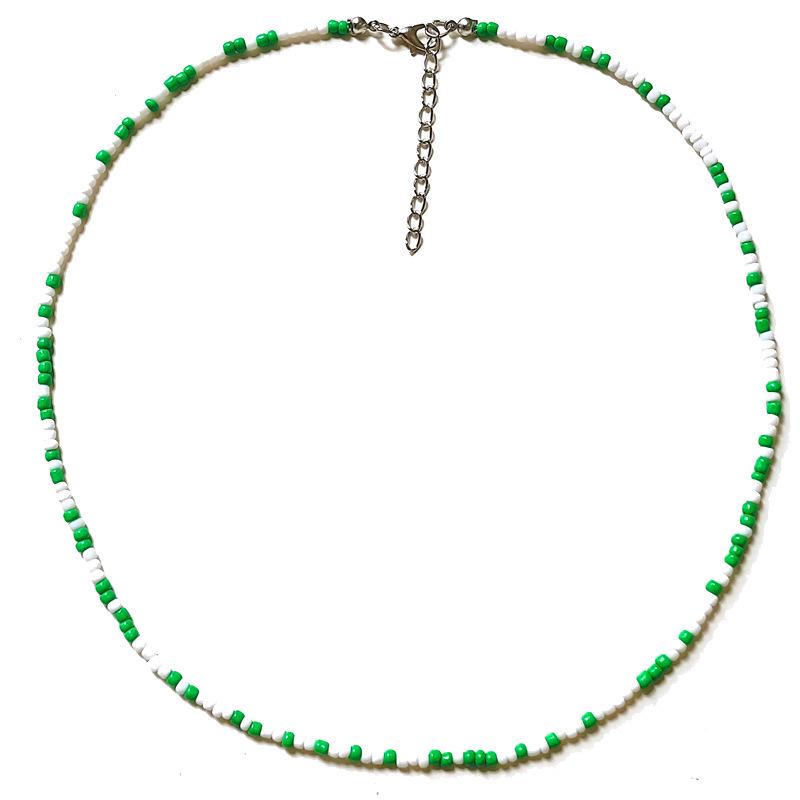 50cm Colorful Bohemian Seed Bead Choker Necklace – Perfect for Halloween & Christmas