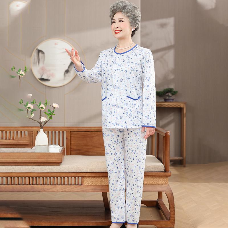 

Grandma s Summer Cotton Cardigan for Women 70+ - Lightweight and Perfect for the Season XL (Recommended 80-100 lbs)