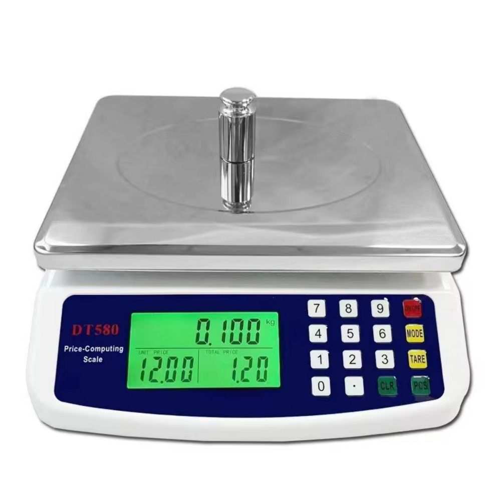 High Precision Commercial Food Scale 30kg/1g Capacity Electronic Pricing Scale Coins Counting
