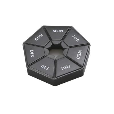 Portable Travel Medicine Box Vitamin Pill Box Pills Cases Container Organizer Storage Tablets 7 Days Grids Medicine Fish Oils