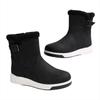 Flats Platform Women Snow Ankle Boots Fur Warm Walking Cotton Shoes Woman 2024 Winter Trend New Casual Thick Chelsea Botas Mujer
