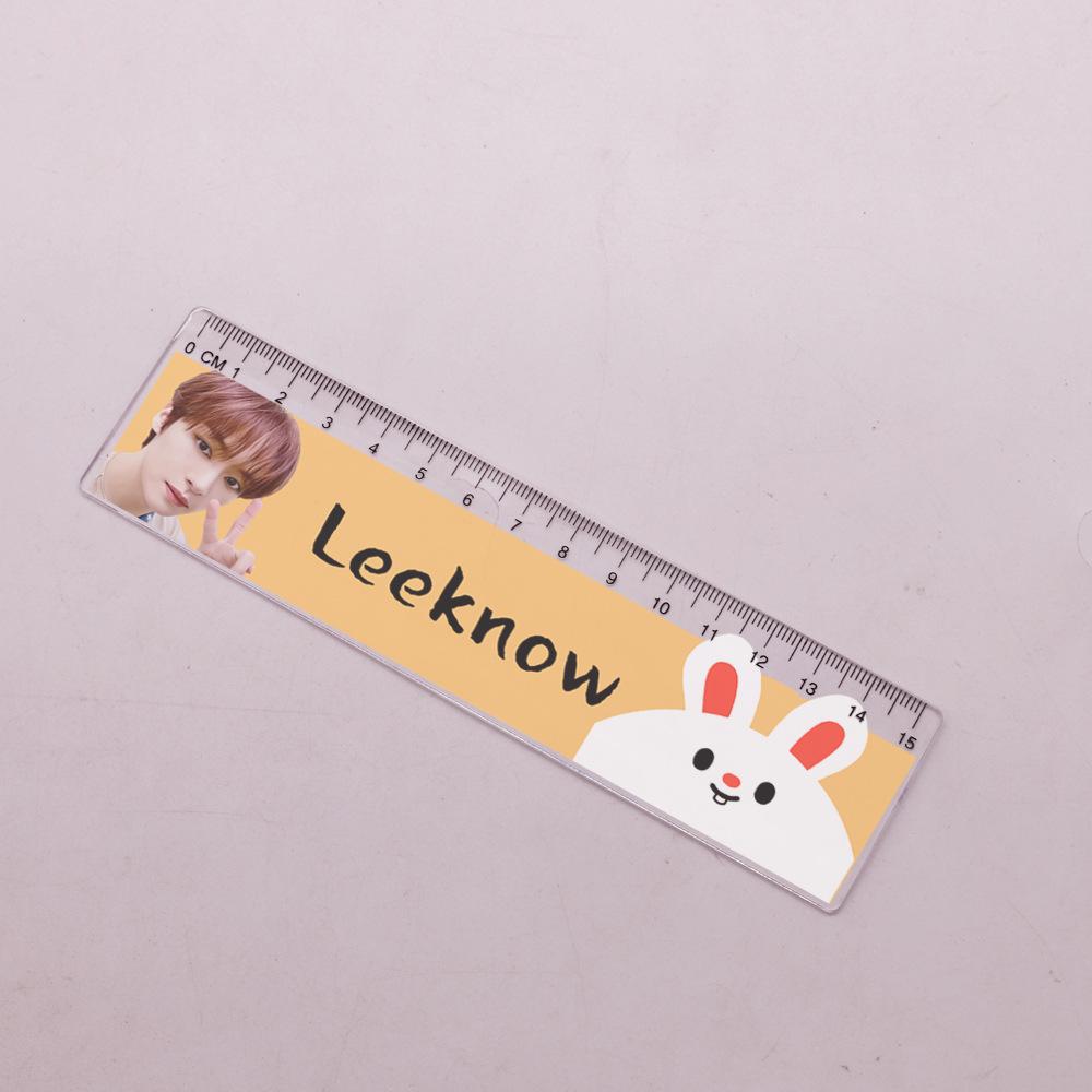 Kpop Star Stray Kids Skzoo Style Peripheral Fang Can Han Zhicheng Li Minhao Simple Ruler Cz03