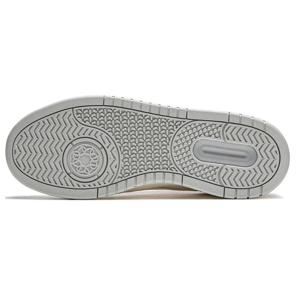 Li Ning Moon White 2.0 Low top Skateboard Shoes Men's Ecru AGCU275-1
