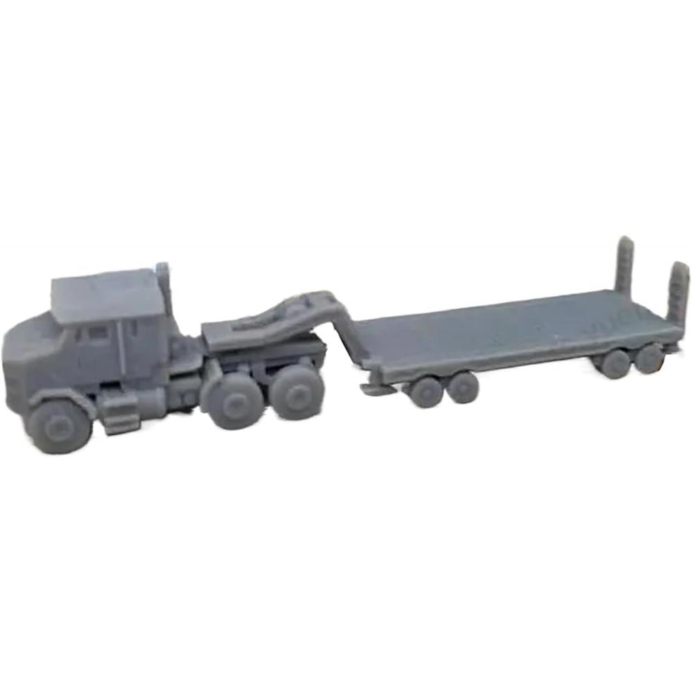 Ag Agsdgaw 10pcs Military Model Large Tractor Trailer Resin Assembly Truck M1070