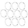 10Pcs Stainless Steel Bangle 1.6mm Adjustable Expandable Coil Bracelet DIY Accessories