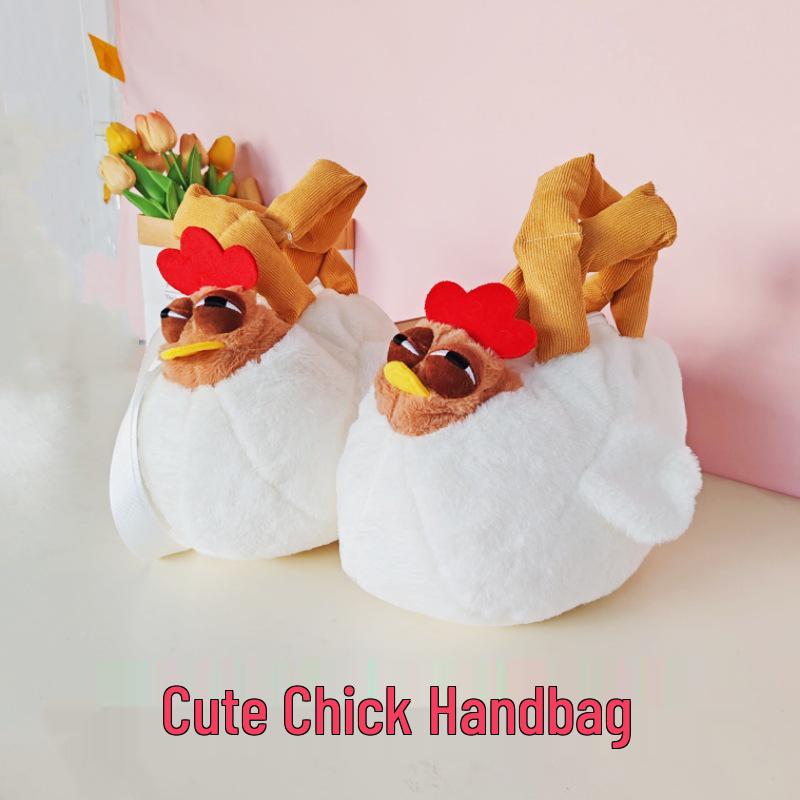 Gogo Chicken Cartoon Celebrity Handbag – Large Capacity Cute Crossbody Bag Gift