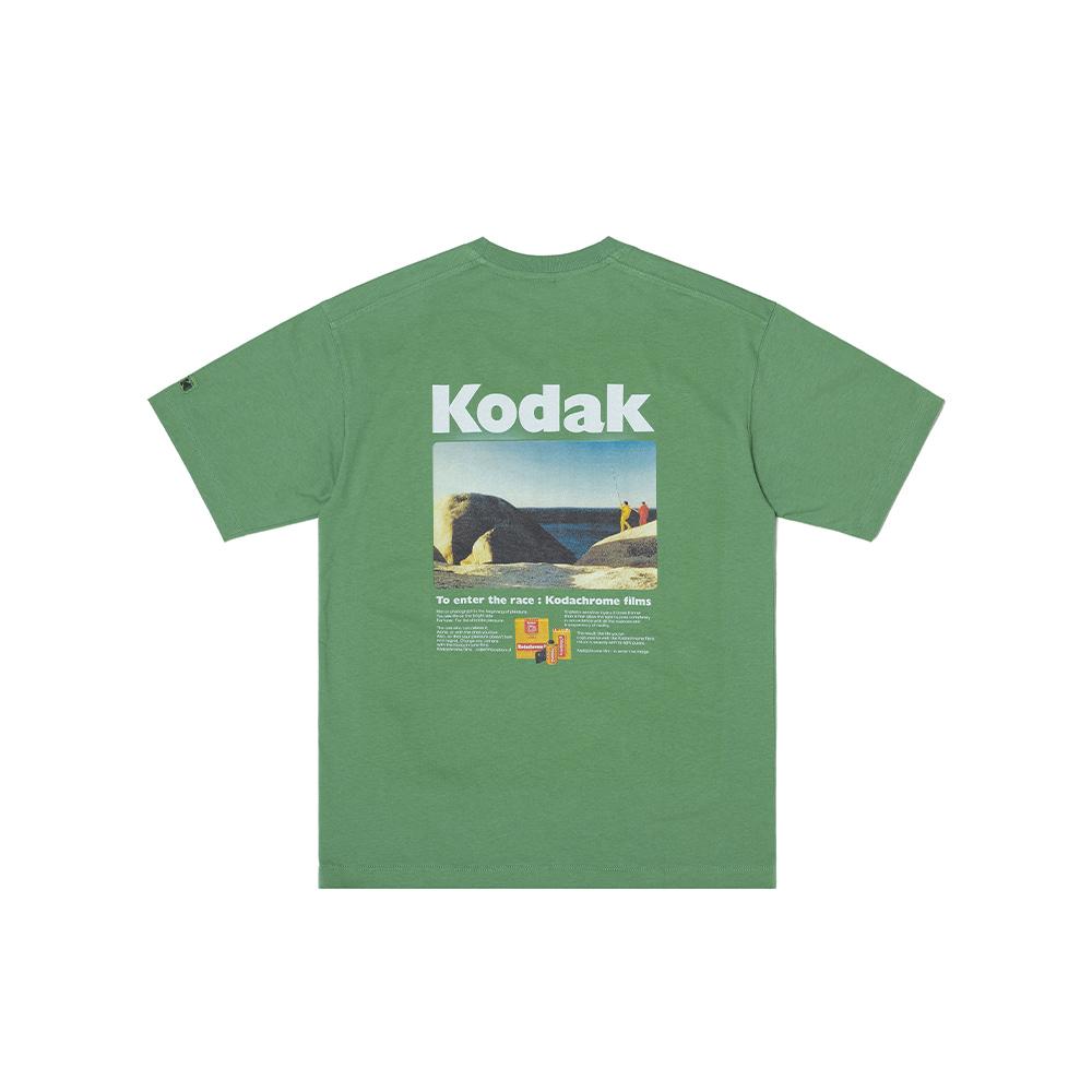 KODAK Scenery Graphic Short Sleeve T-Shirt Khaki