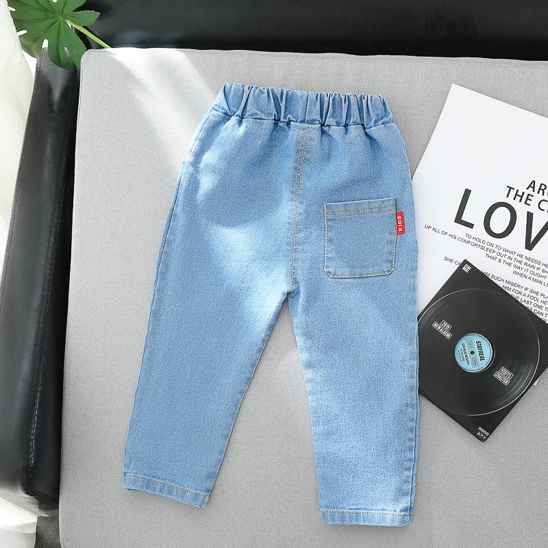 Chlapecký pletený svetrový set s dlouhým rukávem v korejském stylu - Trendy třídílný dětský outfit na jaro a podzim 2021.