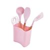 13Pcs Silicone Utensils Set Good Insulation Wooden Handle Food Grade Silicone Nonstick Utensils Set for Home Camping