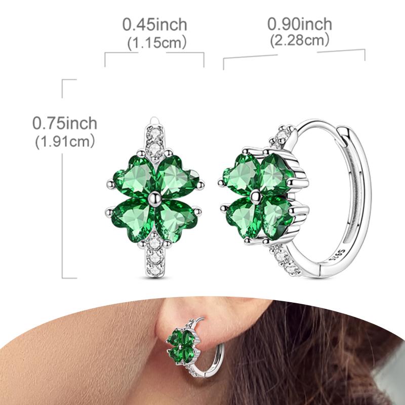New 925 Silver Hoops Earrings For Woman Starlight Crystal Hoop Coil Earrings Eardrop With Zircon Fashion Jewelry Girls