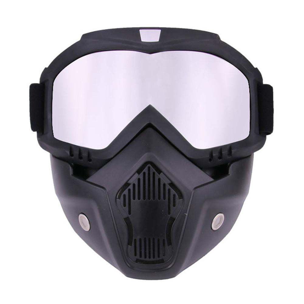 Motorcycle General Goggles Dustproof  Glasses Adjustable Motorcycle Goggles Breathable Full Face Protective Dirt Bike Motorbike