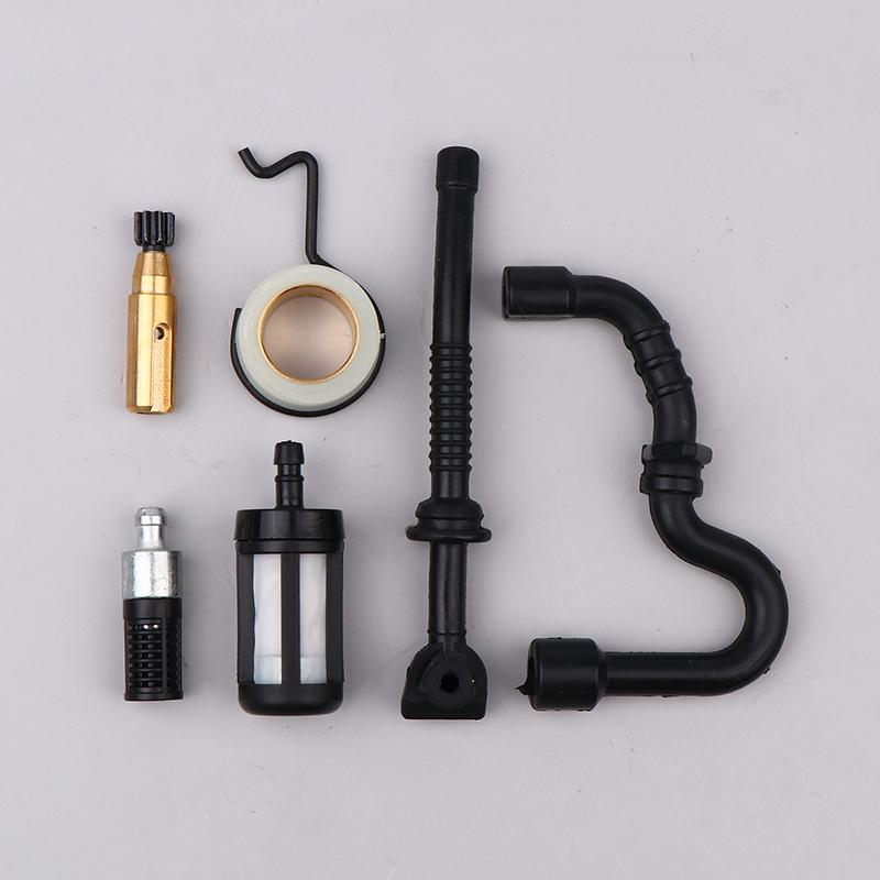 1Set Oil Pump Worm Gear Fuel Oil Filter Line Hose Kit For MS180 MS170 Chainsaw Parts 11236407102