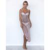 Perspective Beach Dress Ladies Beach Vacation Bikini Sun Protection Jacket Hood