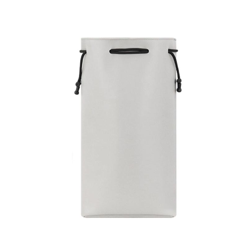 

Elegant PU Leather Carrying Case For Blow Dryer Secure Storage With Interior Pockets Travel Organizers Storage Bag серый
