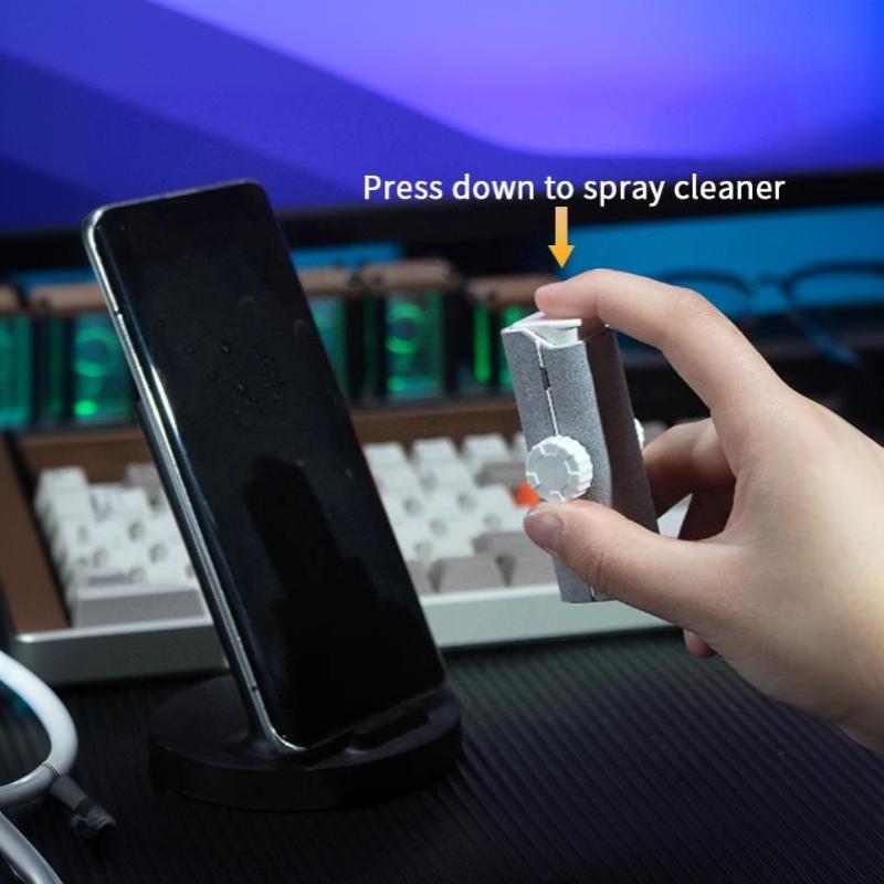 5In1 Eyeglass And Mobile Phone Screen Cleaning Set, Dust Removal Of Eyeglass Lenses And Mobile Phone Screen Cleaning Fiber Cloth