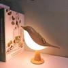 Small Desk Lamp, Bird Lamp Bedside Lamps With 3 Color Temperature And Touch Sensor Cordless Lamp Kids Night Light