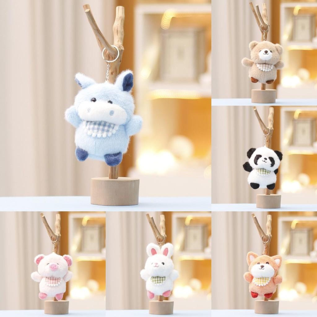 Plush Toy Panda With Pp Cotton Filling Keychain For Kids Room Accessory Gift