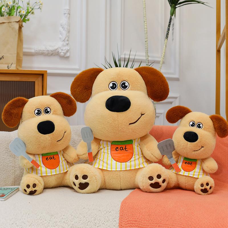 New Medela chef puppy plush toy doll dog soothing doll gives girlfriend birthday gift