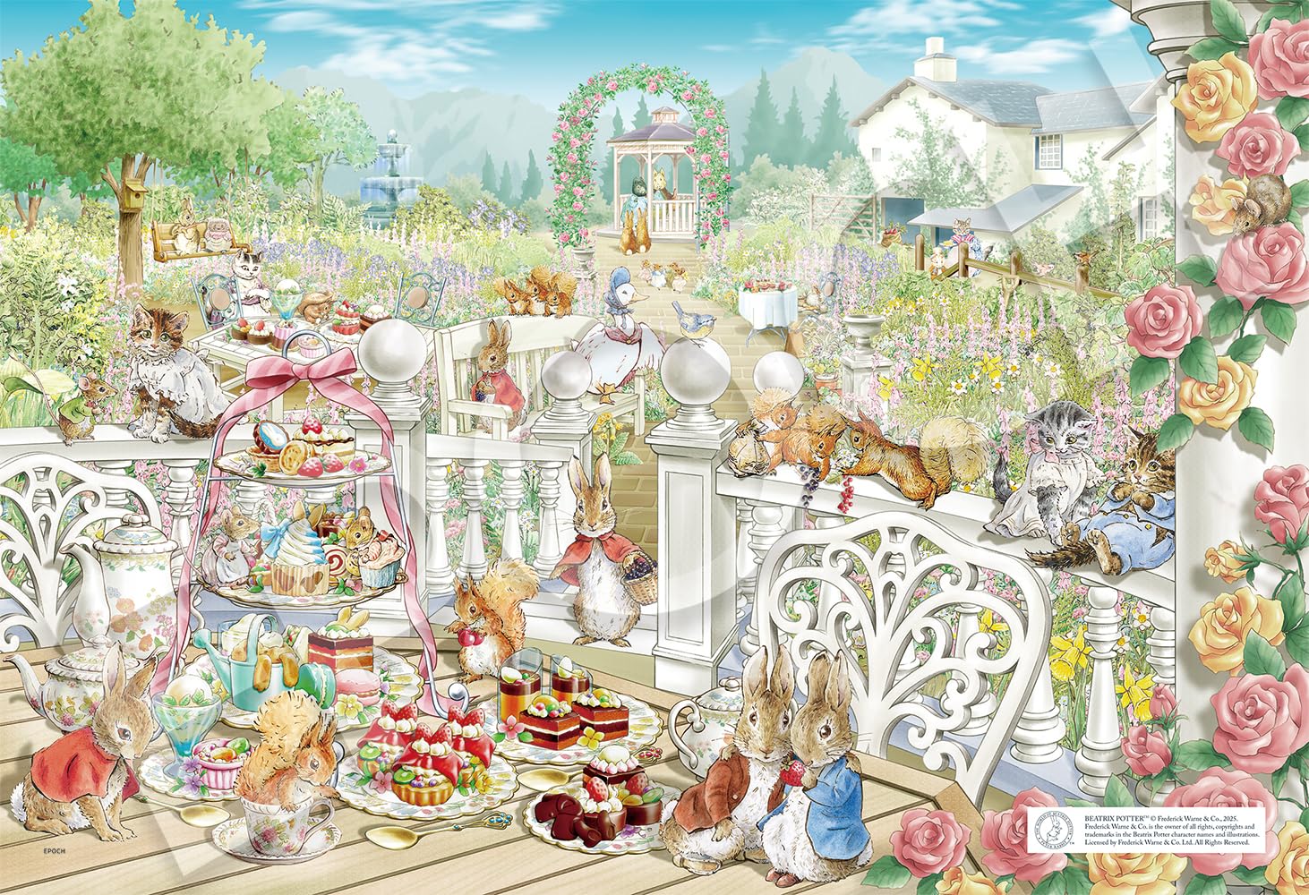 

EPOCH Jigsaw Puzzle Peter Afternoon Tea x with and Score Ticket 300-Piece Rabbit™ (26 38cm) 28-212s Glue, Spatula,