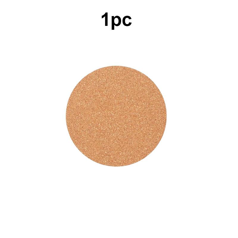 

1/2/4/6 шт. Пробковая подставка для напитков, кофе, впитывающая, термостойкая, многоразовая, подставка для чая и кофе, нескользящая подставка для дома, столешницы