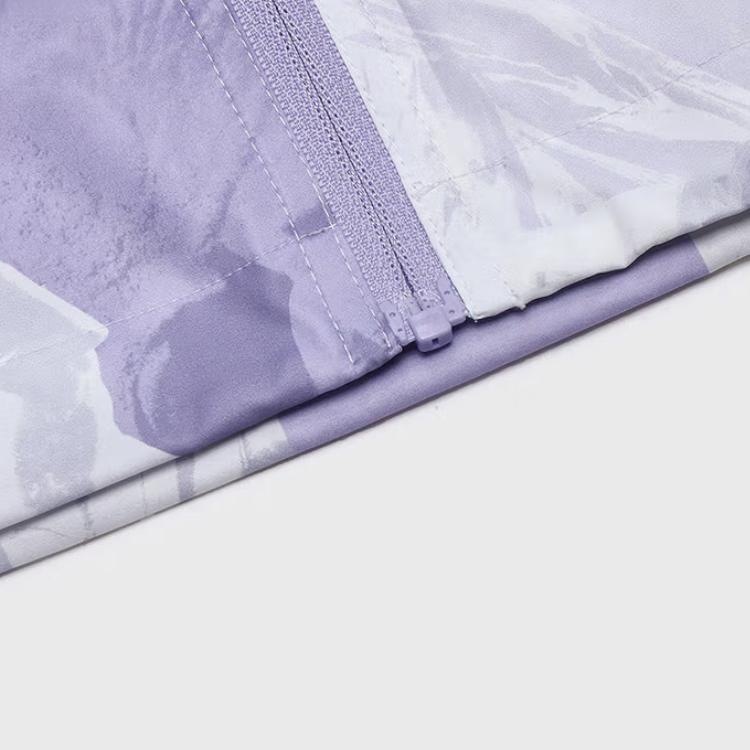 Fila Fitness Series All Over Print Letter Zip Up Hooded Sports Jacket Women Jackets A11W421706F-ZA