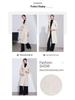 Hepburn Style Double-Breasted Wool Coat for Women - Autumn/Winter French Mid-Length Design