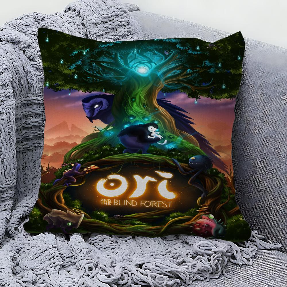 Ori And The Blind Forest Cushion Cover Inches Farmhouse Decor Home Throw Pillow Covers For Couch Decorations