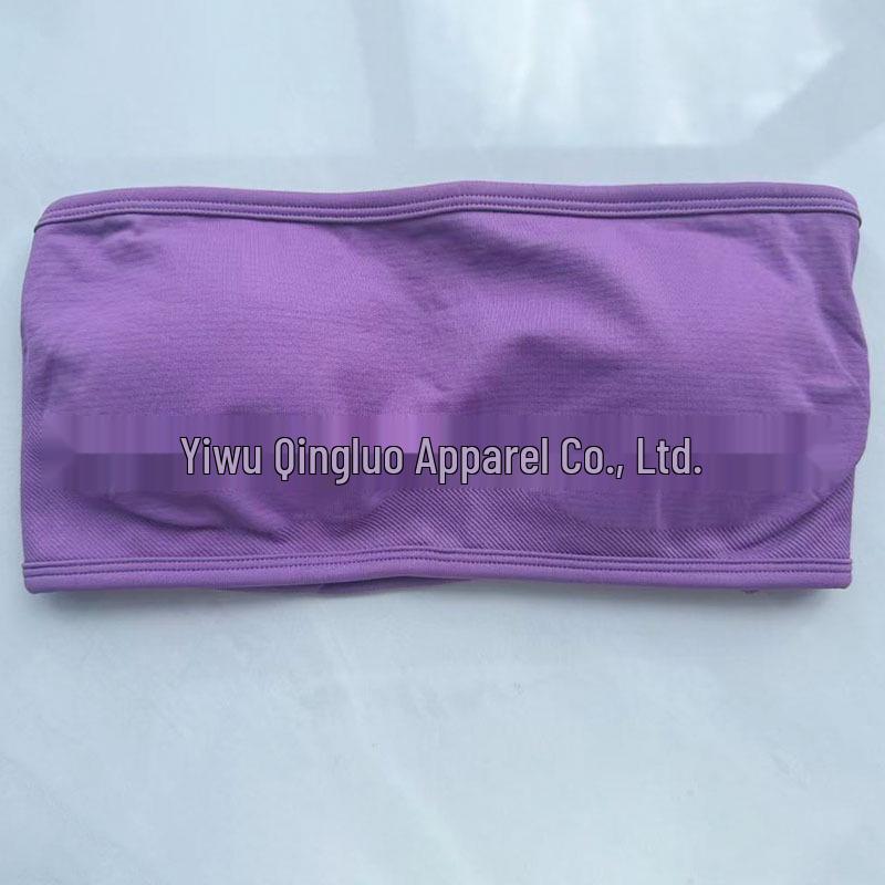 Dfyne Strapless Bandeau Beautiful Back Wire-Free Sports Yoga Bra
