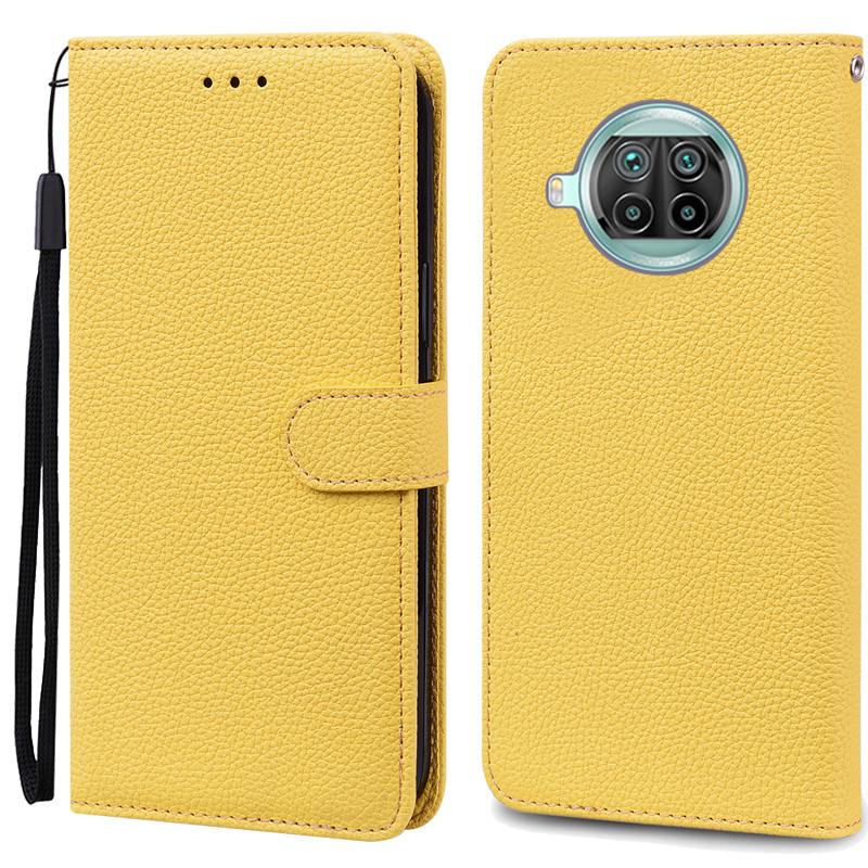 

Для Xiaomi Mi 10T Lite Чохол Шкіряний Чохол-гаманець Для Coque Xiaomi Mi 10T Pro Чохол Mi 10T Lite Mi10T Pro Чохол для телефону Coque Fundas Mi 10T (Mi 10T Pro) жовтий