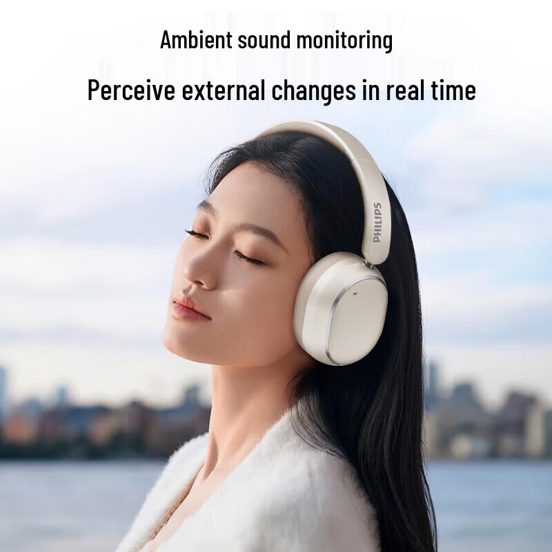 Philips TAH5519 Active Noise-Cancelling Wireless Headphones