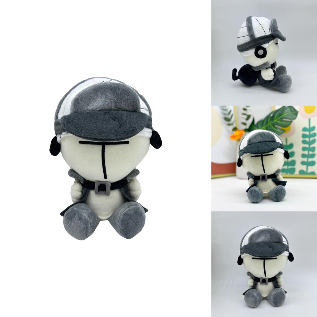 Hochwertige Madness Combat Kurzplüsch-Stoffpuppe mit PP-Baumwollfüllung, 20 cm / 7,87 Zoll Höhe