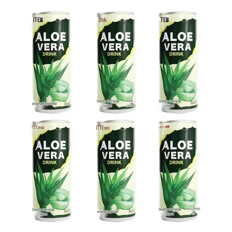 Lotte Aloe Vera Grape Flavor Drink