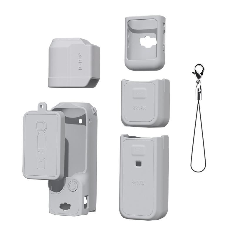 Pocket 3 Silicone Cover Macaron Color Protective Case Lens Protector Scratch-Resistant Sleeve Skin For DJI OSMO Pocket 3 Bumper