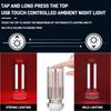 Car Atmosphere Light USB Night Light Touch Dimming LED Incandescent Filament Lamp Bulb Emergency Lighting Plug Play Ambient Lamp