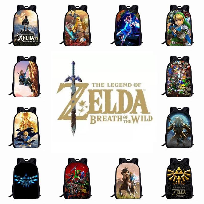 The Legend Of Zelda Student Backpack Durable Waterproof And Trendy For Kids