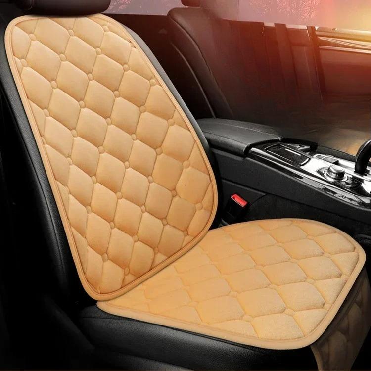 Flax Linen Car Seat Cover Front Rear Non-Slide Winter Auto Protector Cushion Mat Pad Compatible with Seat Ibiza X1 X45