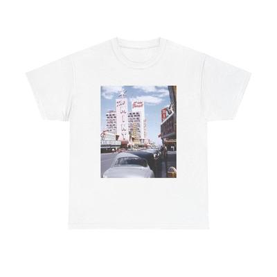 Old Las Vegas T Shirt Vintage Strip Retro Photo Nostalgia Heavy Casinos
