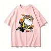Paw Patrol Chase kids T-Shirts "POWER! Ready for Action" Graphic T-Shirt Chest Print White Unisex Crew Neck Short Sleeve