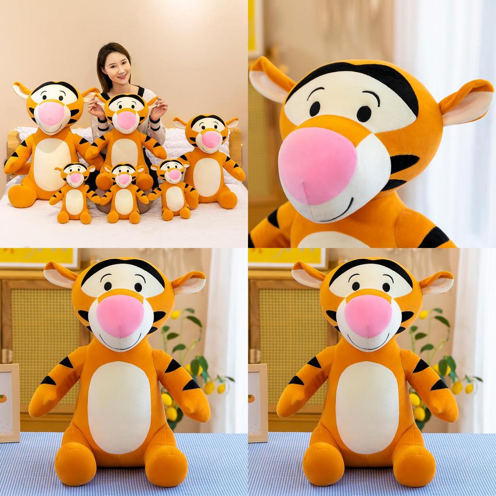 Soft And Fluffy Jumping Tiger Plush Stuffed Animal Ideal For Kids And Charming Home Decor