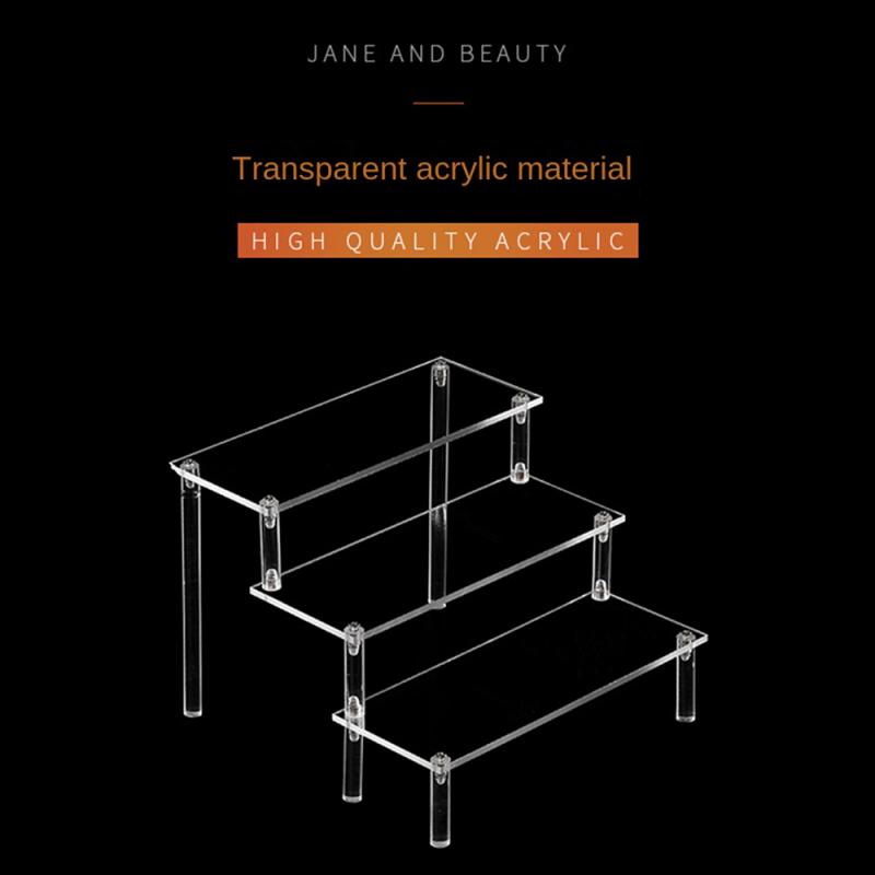 Suport Acrilic de Afișare Raft Scară Figurină Făcută Manual Jucărie Animație Model Mașină Cutie Surpriză Depozitare Parfum Model Suport