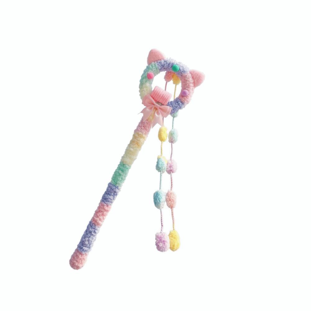 Plush Cat Stick Tassel Ball Cat Teaser Cat Exercise Cat Soothing Toy Cat Training Candy Tassel