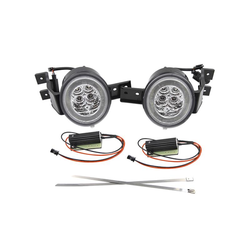 

2Pcs Clear&Smoked Lens LED Amber Indicator White DRL Position Light For Mini Cooper R50 R53 2002-2006 Convertible R52 2004-2008