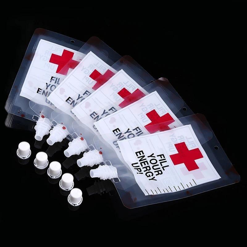 

Пакеты для хранения напитков на Хэллоуин 250 мл, пакеты для сока, вина, молока, кофе, напитков, герметичная упаковочная сумка #2