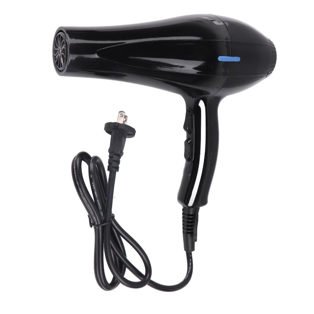Black Color Negative Ionic Hair Dryer Professional Quick Drying Hair Dryer  Home Use