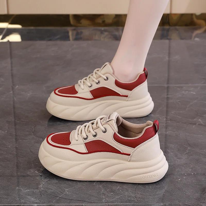 

Fashion Fashion Women Sneakers Casual Shoes for Women Running Shoes Comfort Soft Sole Women Sports Shoes 2024 New 35 красный